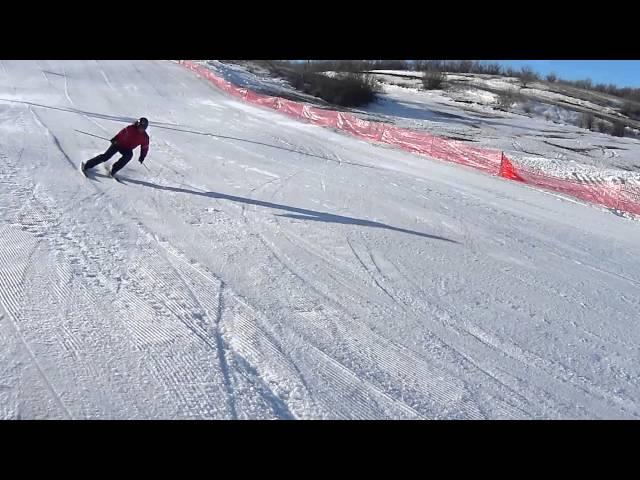 Кобзарь Евгений . Березовка . Action City.Snowpark. 2015 Горные лыжи в Березовке