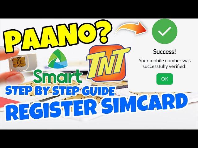 Paano mag register ng sim card smart and tnt