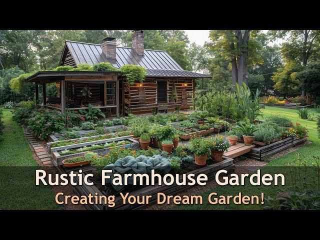 Transform Your Outdoor Space: Rustic Farmhouse Garden Ideas