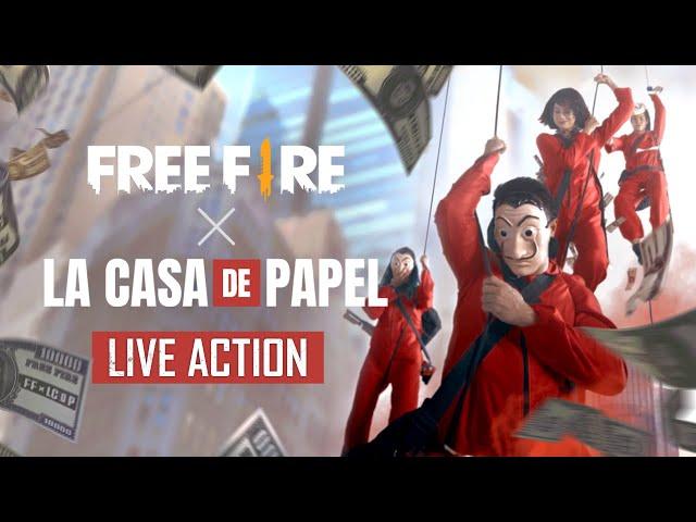 ¡LIVE ACTION: FREE FIRE x LA CASA DE PAPEL!  | Garena Free Fire