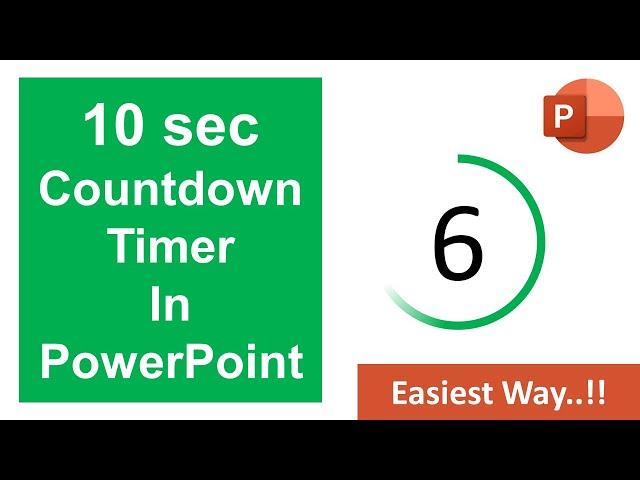 How to create a Countdown Timer in PowerPoint | PowerPoint Tutorials