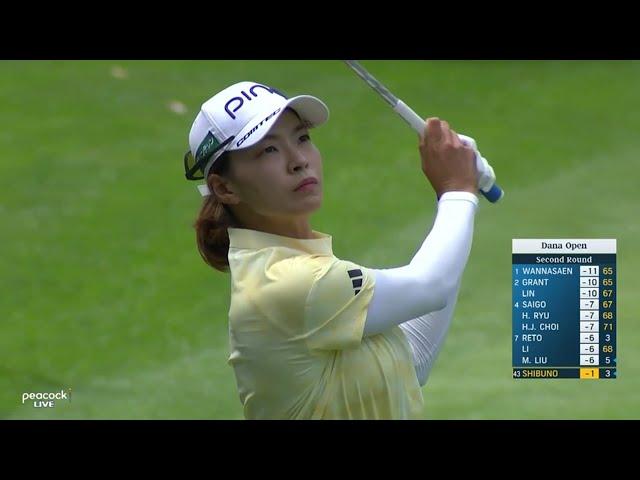 Hinako Shibuno 2024 Dana Open Round 2 Hot Highlights