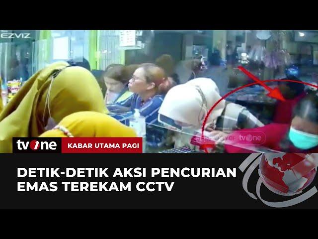 Aksi Pencurian Emas Digagalkan Karyawan Toko | Kabar Utama Pagi tvOne