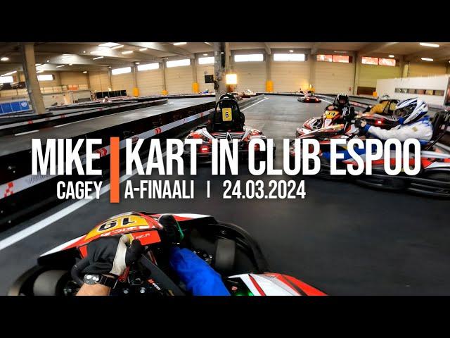 Kart in Club Espoo 23.03.2024, Kart-Keket, Mike Cagey, A-Finaali