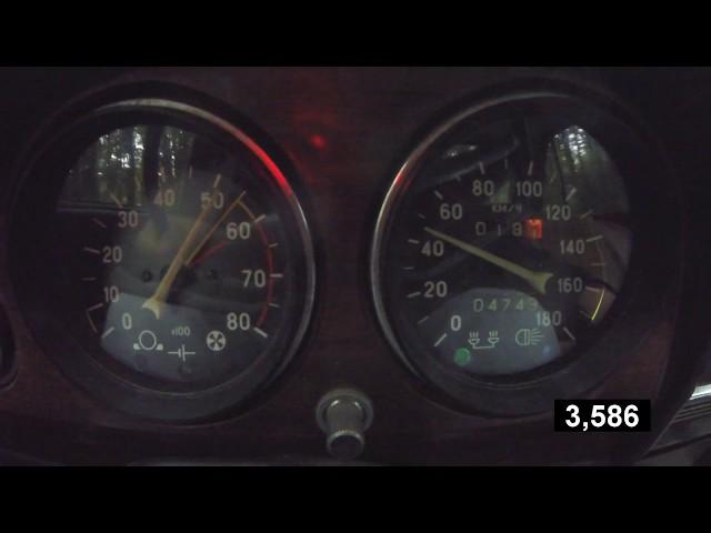 Soviet Classic 1981 VAZ 2106 Lada 1600 0-100 km/h acceleration.