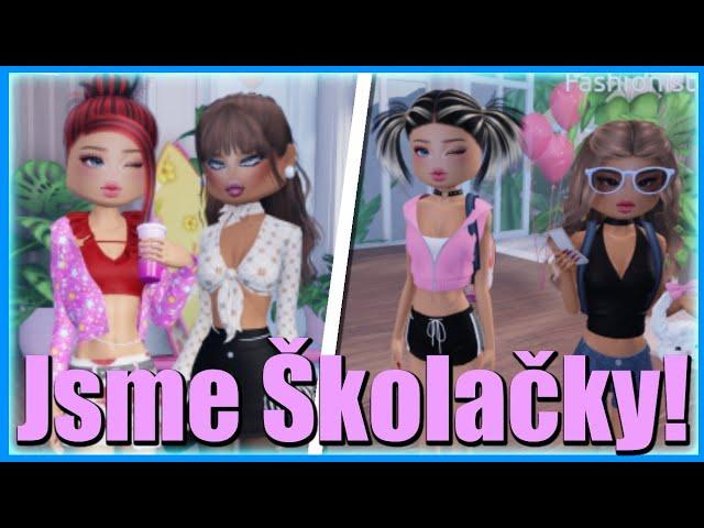 PROMĚNILI JSME SE NA ŠKOLAČKY! Roblox DRESS TO IMPRESS w/‪‪@VendaliRoblox‬