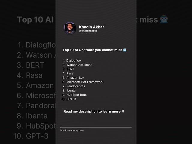 Top 10 AI Chatbots 