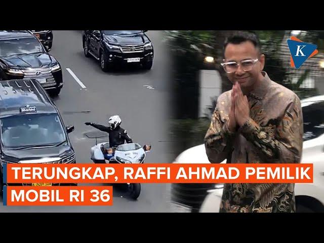 Raffi Ahmad Akui Mobil RI 36 Miliknya: Saya Tidak Ada di Mobil