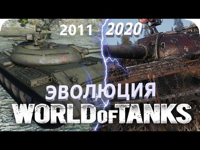 КАК МЕНЯЛАСЬ ИГРА WORLD of TANKS на протяжении 10 лет. 20 Переломных Патчей.