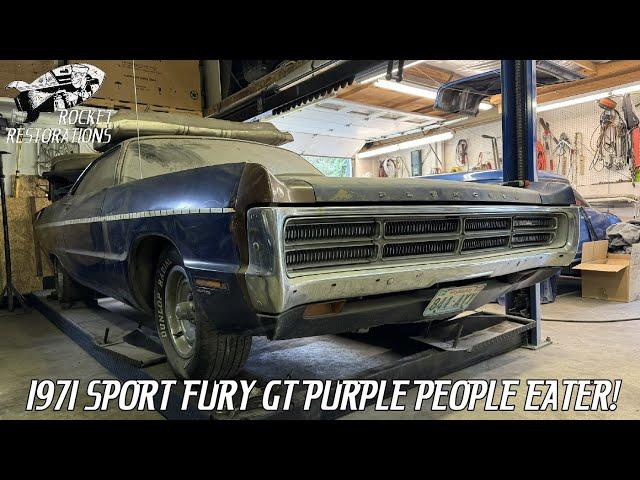 Is This The Most Desirable 1971 Plymouth C-Body? GC8 Mood Indigo Purple 71 Sport Fury GT!