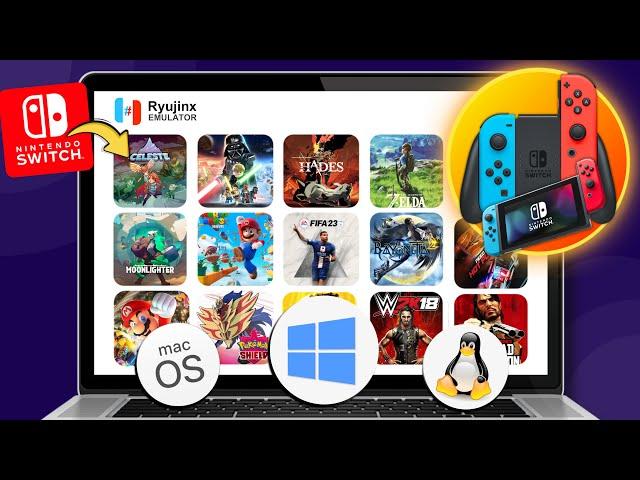 How to play Nintendo Switch Games on PC & Laptop | Ryujinx Emulator