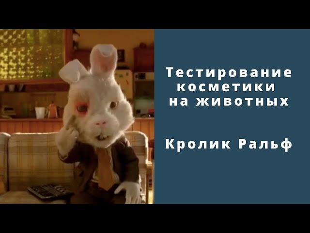 Тестирование косметики на животных. Кролик Ральф