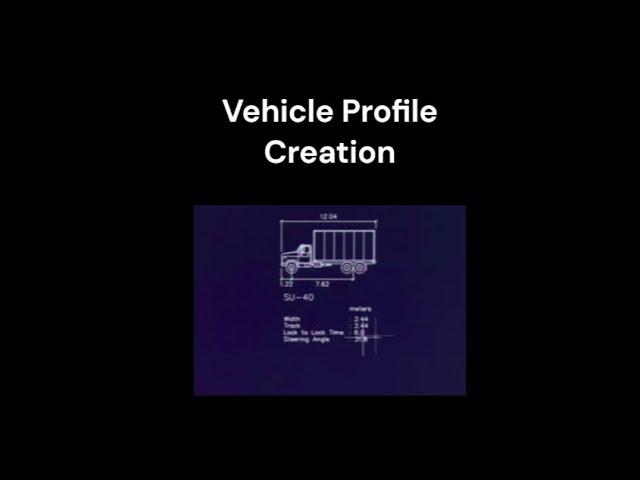 Autoturn vehicle profile creation simple and easy!!#civil3d #autocad #autoturn#vehicle#profile