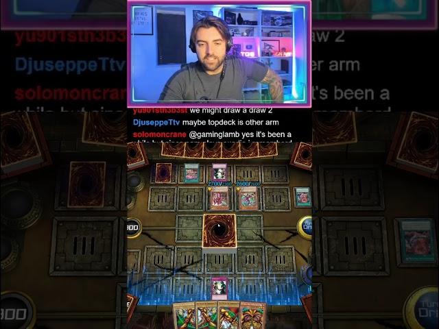 Gambling it all on the final piece of Exodia... || Yu-Gi-Oh! #yugioh #shorts