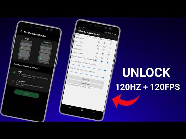 Unlock 120 FPS + 120 Hz Refresh Rate Config File No-Root 100% Working