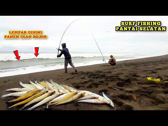 Edannn‼️Umpan baru turun langsung di serbu pasukan ikan ini - Mancing pasiran pantai selatan‼️