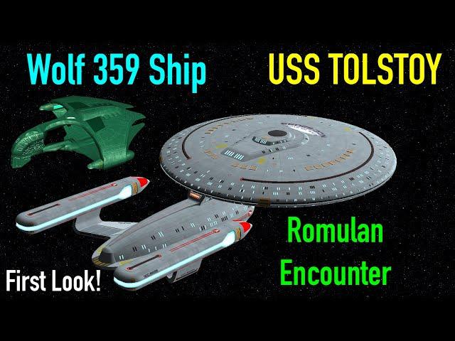 NEW Rigel Class Ship Pack - Tolstoy VS Romulan Melak - Both Ways - Star Trek Starship Battles