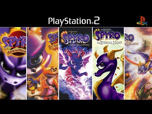 Spyro The Dragon Games for PS2