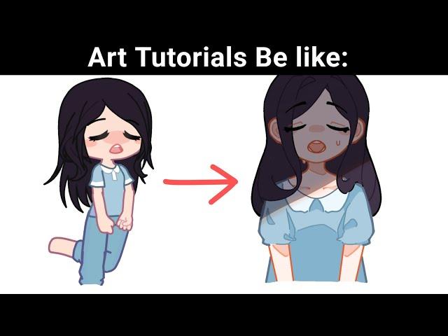 What They Don't tell you in ART TUTORIALS: