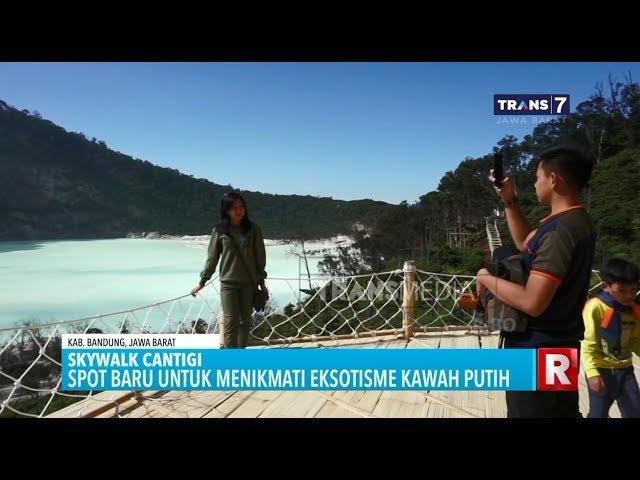 Menikmati Pemandangan Kawah Putih Dari Ketinggian di Skywalk Cantigi