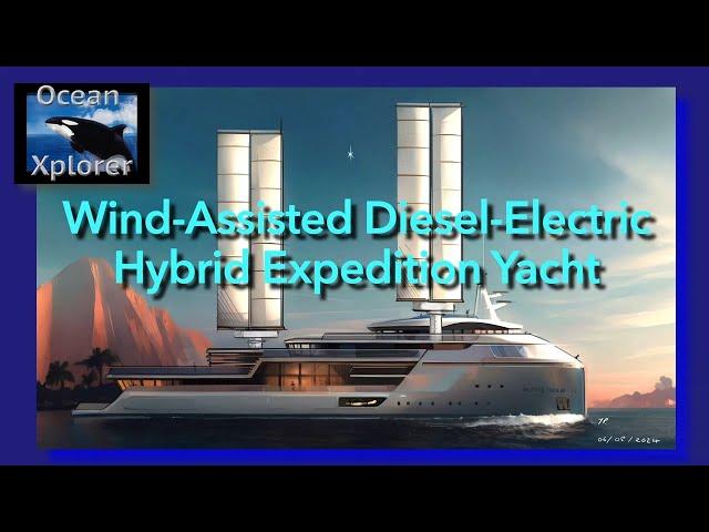 Paul Madden introduces First Wind-Assisted Diesel-Electric Hybrid Expedition Yacht. New Build Ep. 4