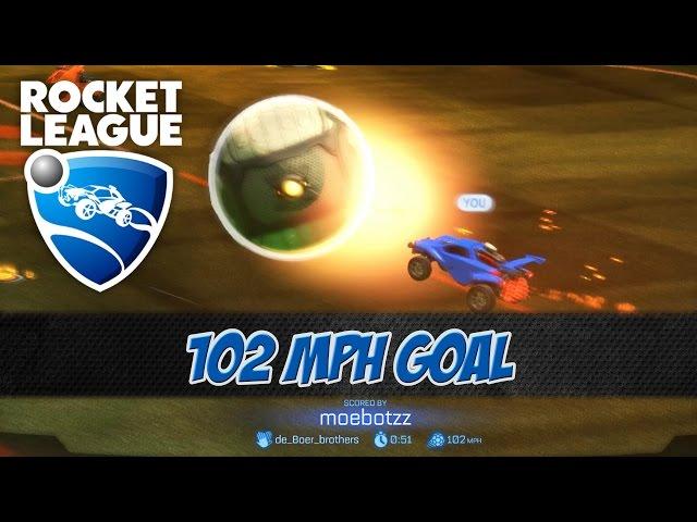 Rocket League Beta - 102 mph Goal [PS4]