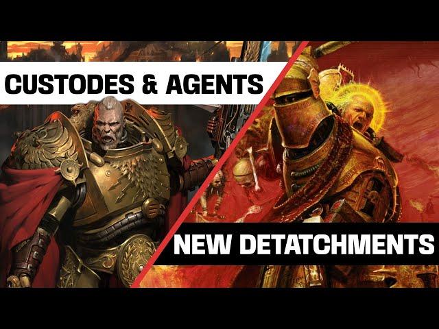 New Adeptus Custodes and Imperial Agents Detachments! | Warhammer 40K Grotmas Calendar