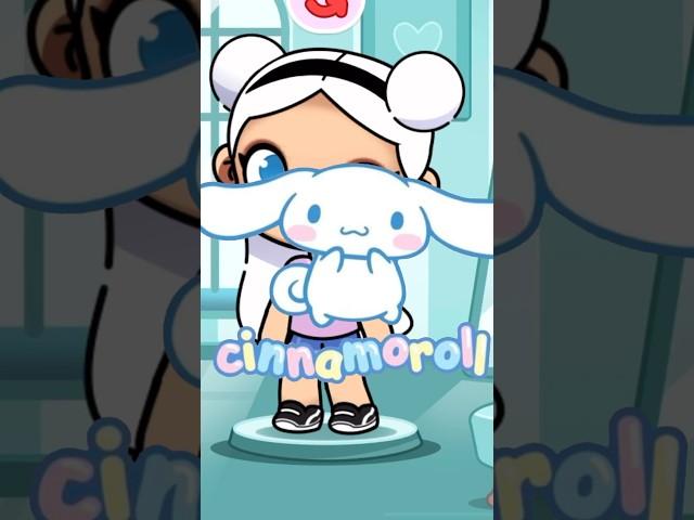 🩵🩷CINNAMOROLL Girl Version In Avatar World🩵🩷 #tocaboca #avatarworld #sanrio #シナモロール