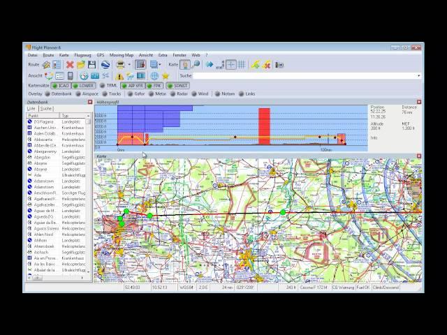Flight Planner 6 - Streckenplanung