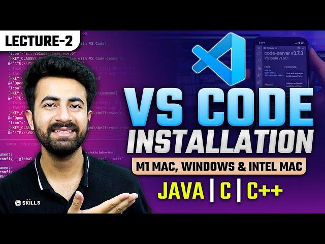 Visual Studio Code Installation on M1 Mac, Windows & Intel Mac | VS Code for Java, C & C++