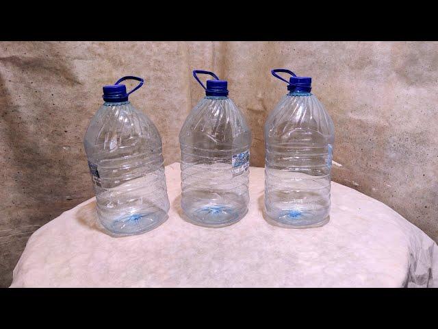 Бутылки одинаковые, а поделки разные, 3 Варианта Поделок из бутылок и цемента