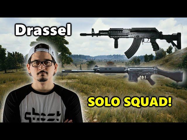 Drassel - SOLO SQUAD! - Beryl M762 + SLR - PUBG