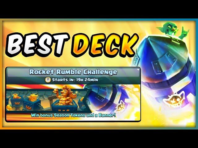 ROCKET RUMBLE CHALLENGE in CLASH ROYALE!