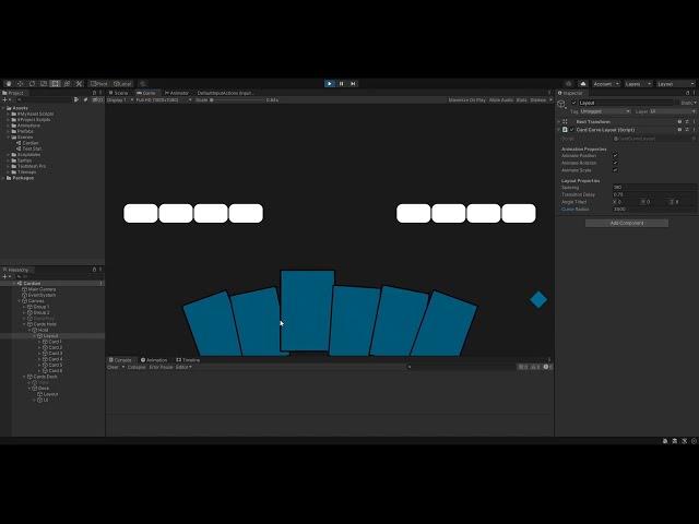 Unity Card Layout