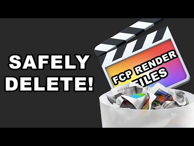 How to delete Final Cut Pro X Render Files Safely!