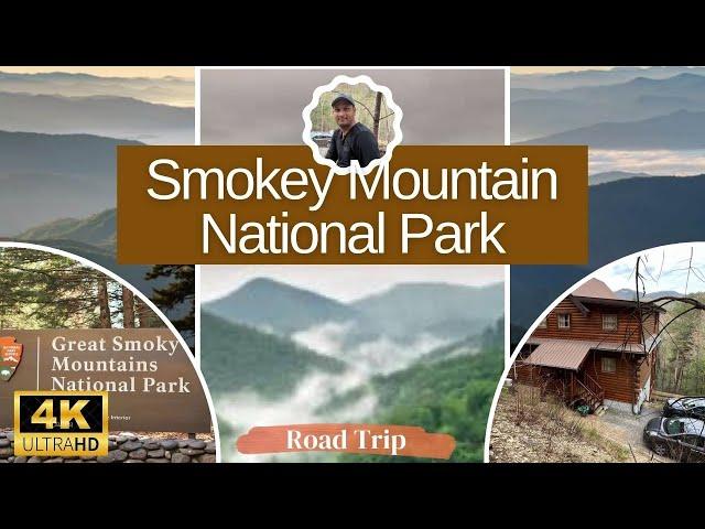 Spring Drive Through Roaring Fork 4K | Scenic Drive & Short Hikes | Great Smoky Mountain Natnl Park