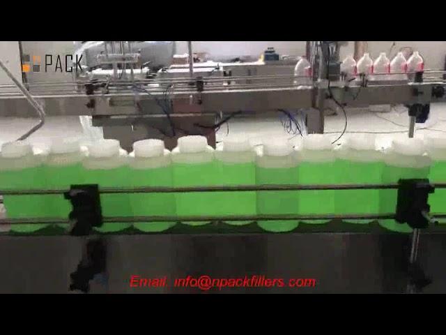 Automatic Bottle Cleaning Liquid Filling Machine