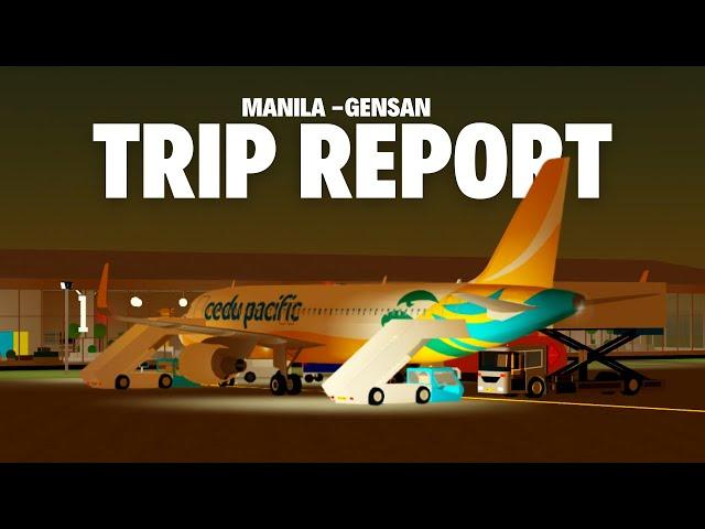 Roblox PTFS Full Flight ️ | Airbus A320 (Real Sounds ) | Manila - GenSan | Trip Report