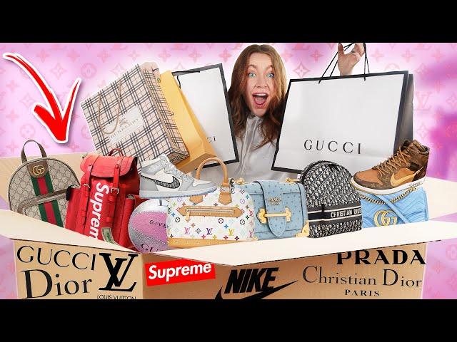 МИСТЕРИ БОКС ЗА 250 ТЫСЯЧ РУБ! ВНУТРИ GUCCI Chanel LV Nike Dior самый дорогой MYSTERY BOX челлендж