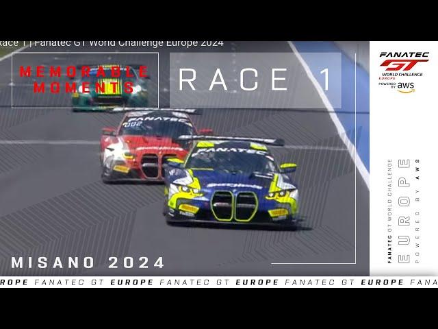 Valentino Rossi WINS Dramatic Finish! | Misano Race 1 | Fanatec GT World Challenge Europe 2024