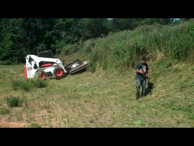 Clearing Land w/ Bobcat; Chris Orser Landscaping