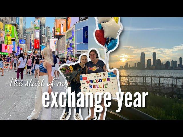 Moving to the US | Exchange student, New York, travel vlog