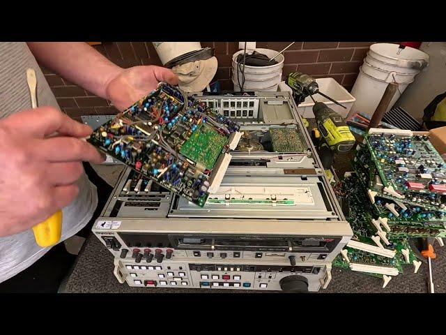 Scrapping a Sony Betacam BVW 75P