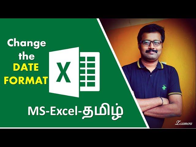 Change DATE FORMAT in Ms-Excel