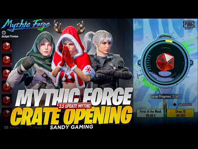 OLD RARE MYTHICS ARE BACK $4000 UC OPENING | MYTHIC FORGE CRATE OPENING |  PUBGMOBILE 