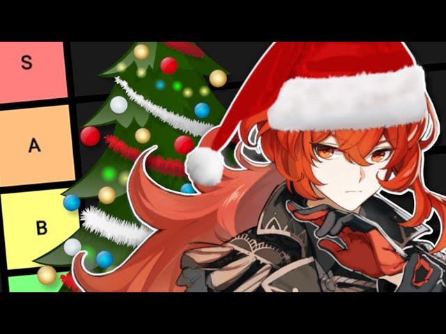 Ranking Genshin Characters at a CHRISTMAS PARTY?! 