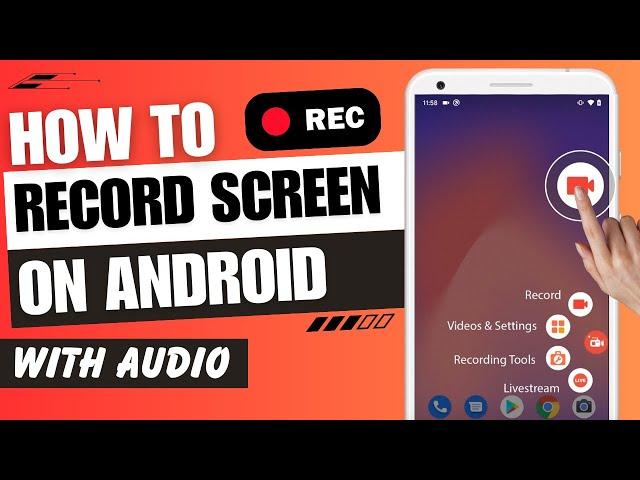 How to Record Screen on Android with Internal Audio and Mic  | Record Android Screen