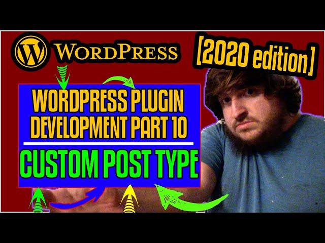 Custom Post Type - WordPress Boilerplate Plugin Development 2020 [part 10]