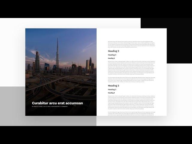 How to Split Screen Your Blog Post Template with Divi’s Theme Builder
