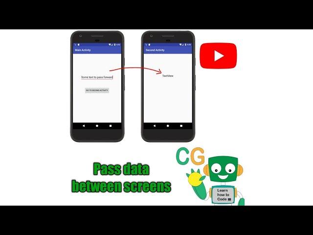 change activity in android studio | pass data between screens | Android Studio